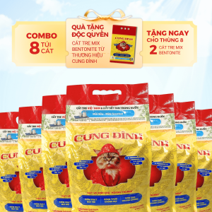 Combo 8 túi Cung Đình Tre mix đất sét