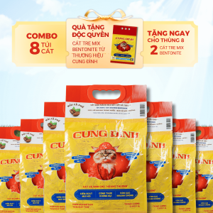 Combo 8 túi Cung Đình Đậu nành mix đất sét